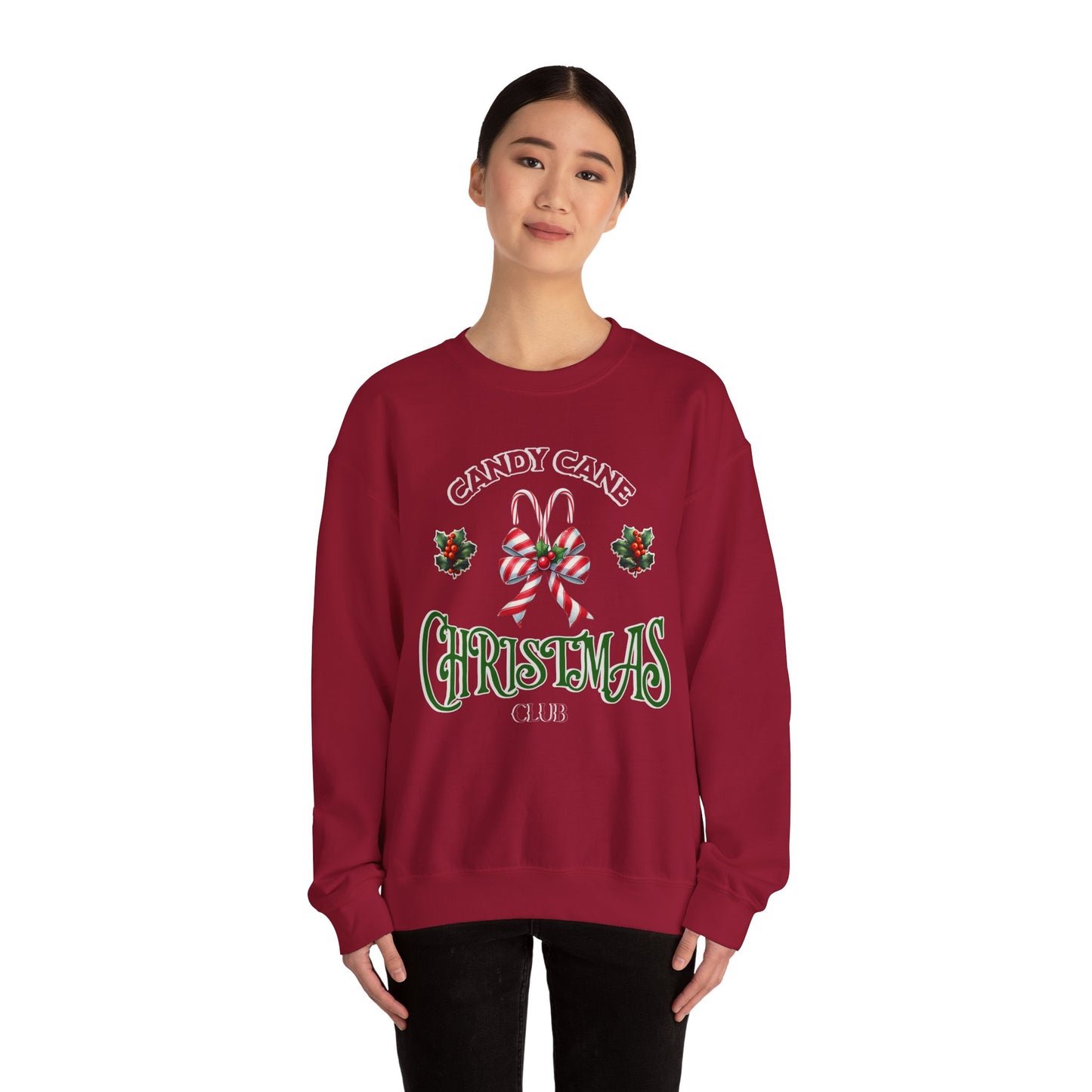 Candy Cane Christmas Club Sweatshirt