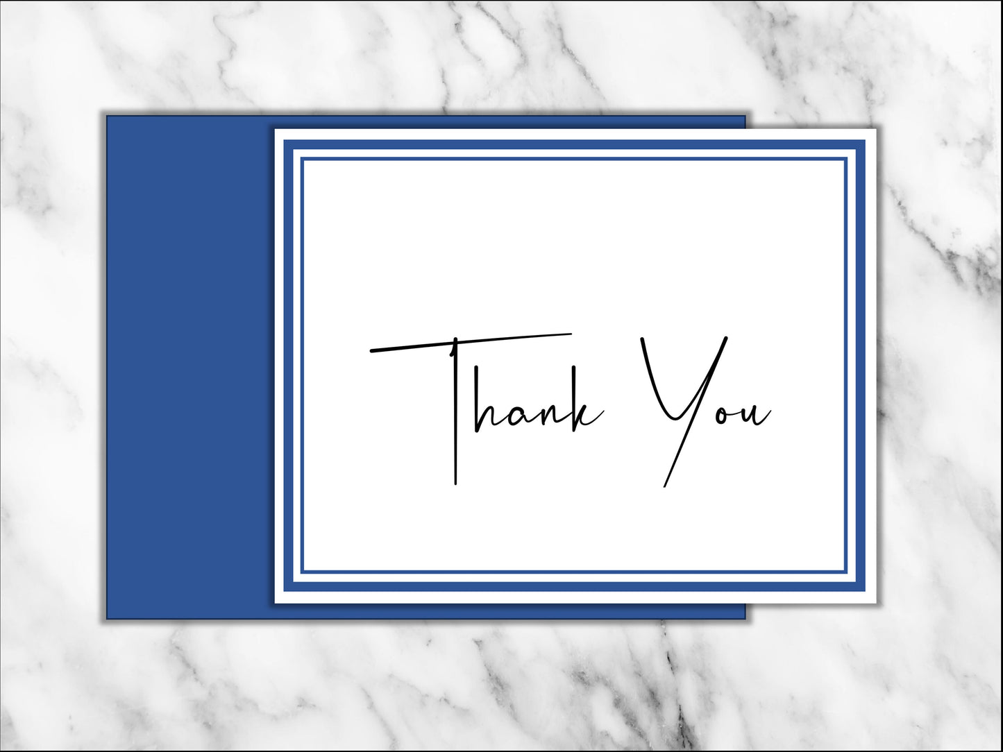 Thank You Cards - Set of 10 - Blank Inside
