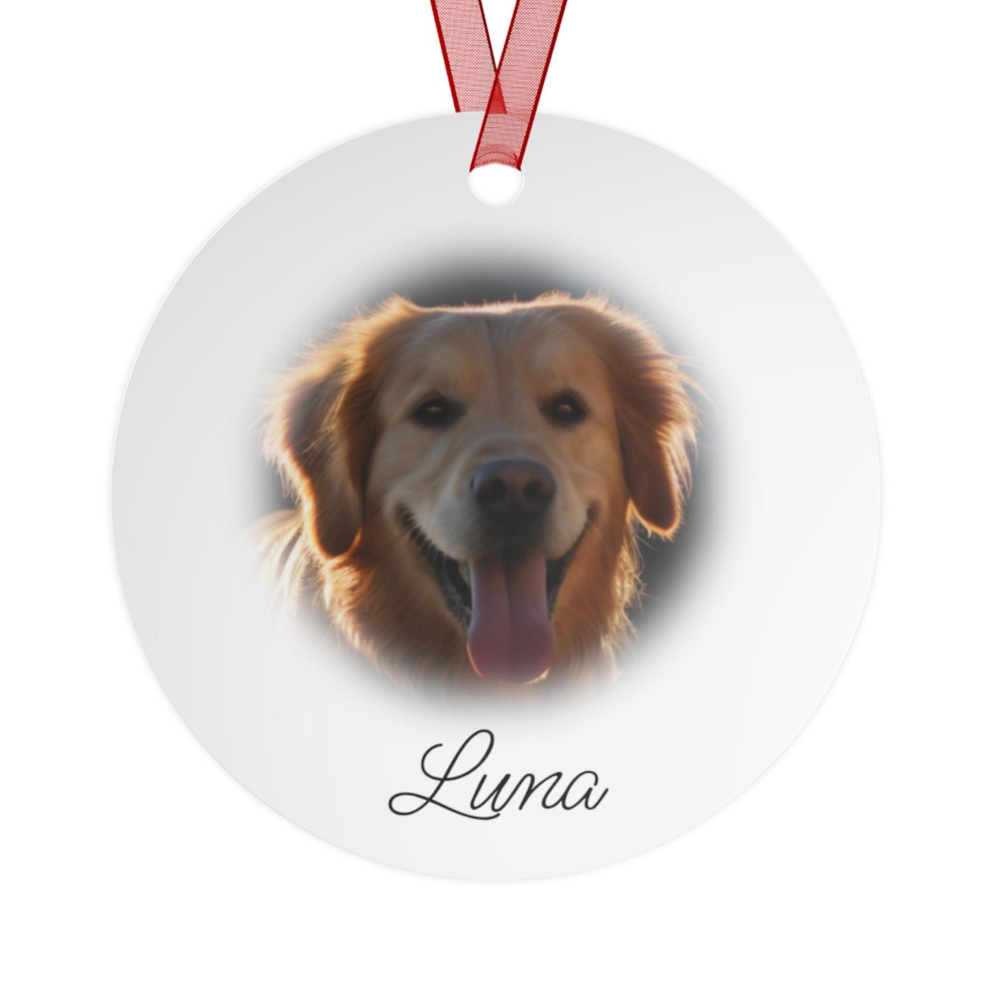 Personalized Dog Memorial Christmas Ornament
