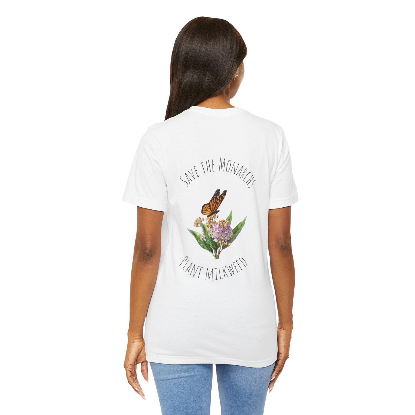 Monarch Butterfly Awareness Tee, Save the Monarchs Shirt, Plant Milkweed Tshirt, Endangered Species Awareness Top, Butterfly Lover Gift