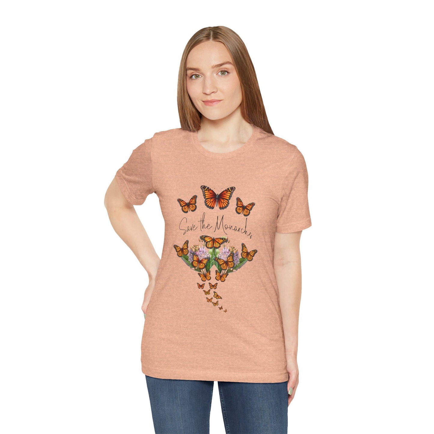 Monarch Butterfly Awareness Tee, Save the Monarchs Shirt, Plant Milkweed Tshirt, Endangered Species Awareness Top, Butterfly Lover Gift