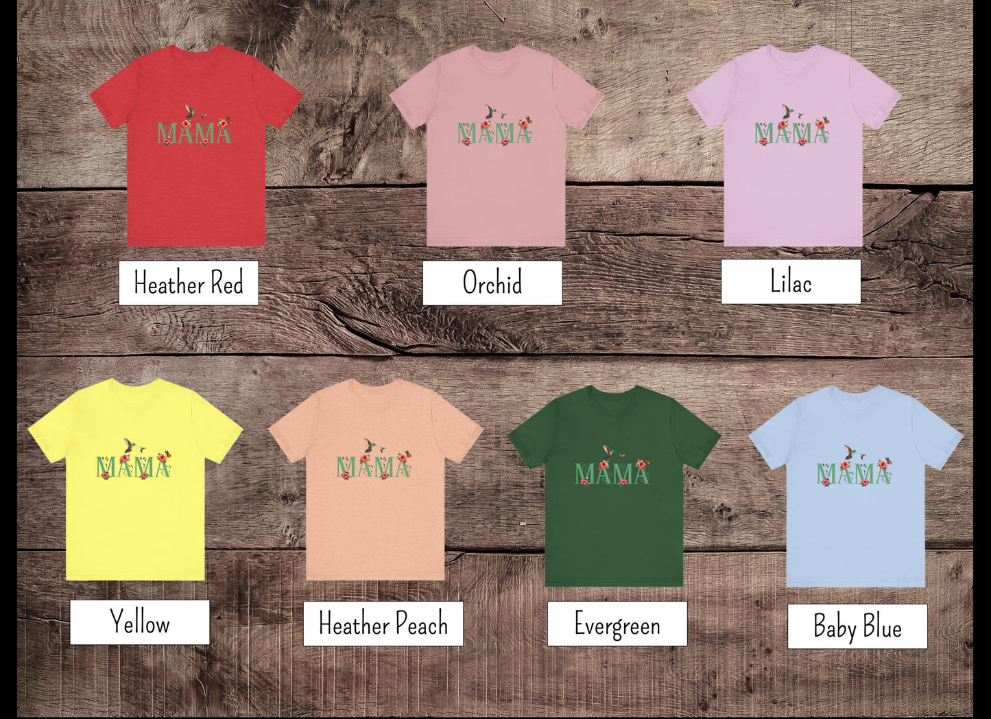 Botanical T-shirt for Mothers, Mother Gift