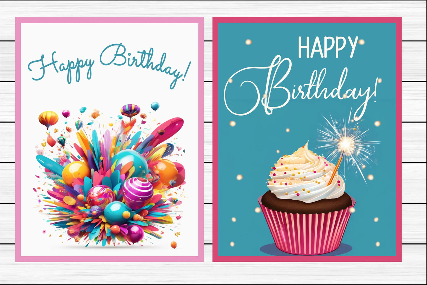 Birthday Card Assortment #5 - Set of 10 or 20, bulk birthday cards, birthday card set, birthday cards, birthday card bundle