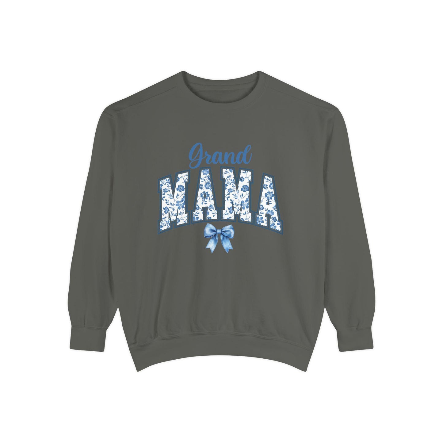 Floral Grand Mama Sweatshirt, Gift for Grandmother, Cozy Family Sweatshirt, Unique Grandma Apparel, Mother's Day Present