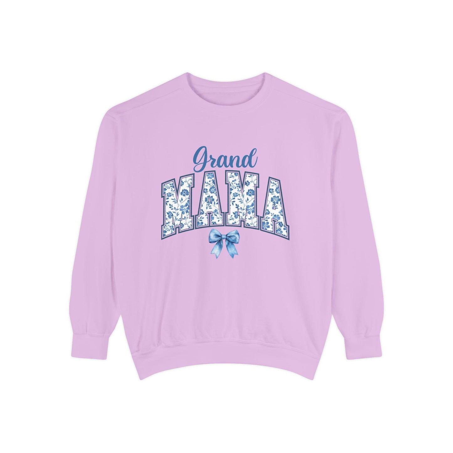 Floral Grand Mama Sweatshirt, Gift for Grandmother, Cozy Family Sweatshirt, Unique Grandma Apparel, Mother's Day Present