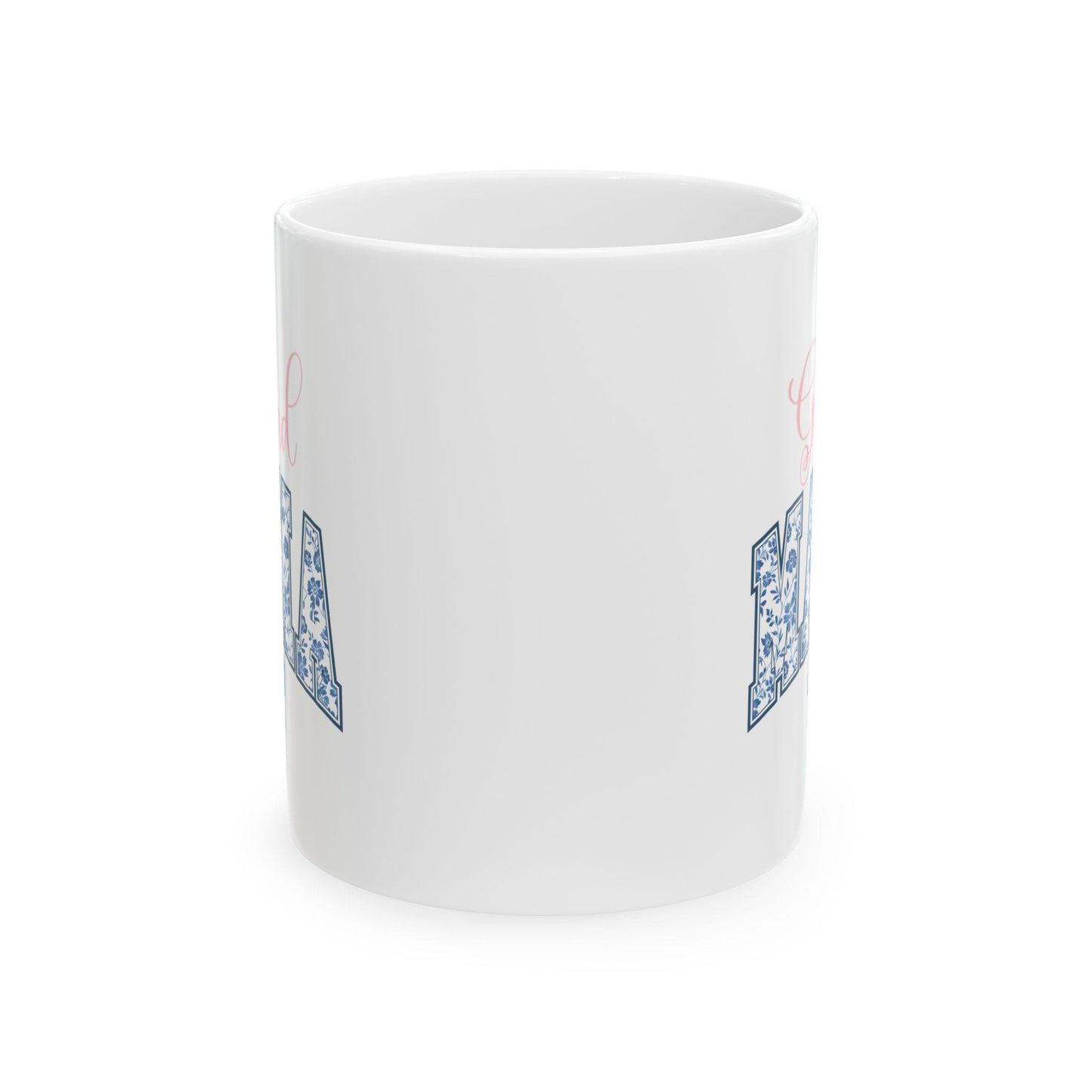 Grand Mama Ceramic Mug, Mother's Day Gift, Chinoiserie Coquette Theme