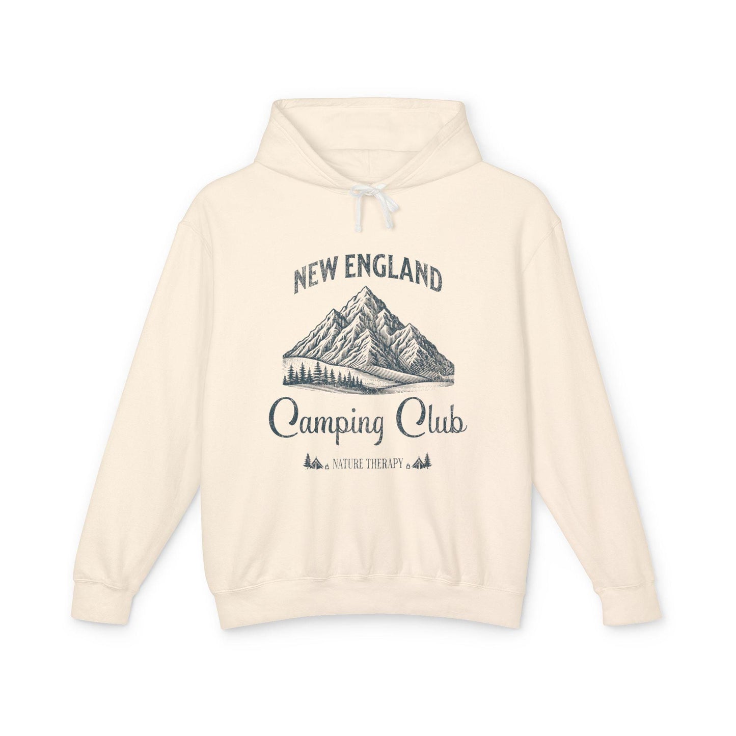 New England Camping Club Hooded Sweatshirt, Adventure Apparel, Nature Lover Gift, Outdoor Hoodie, Travel Clothing, Summer Camp Gear