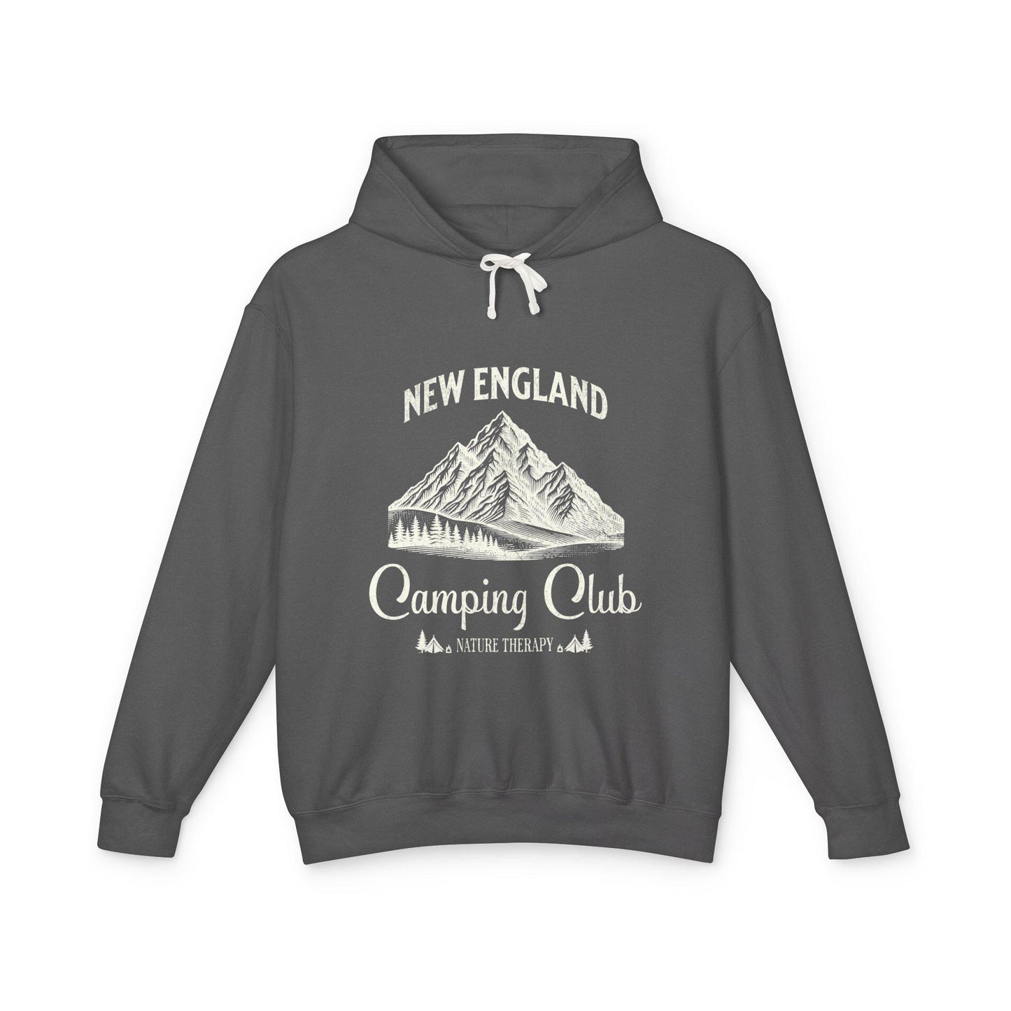 New England Camping Club Hooded Sweatshirt, Adventure Apparel, Nature Lover Gift, Outdoor Hoodie, Travel Clothing, Summer Camp Gear