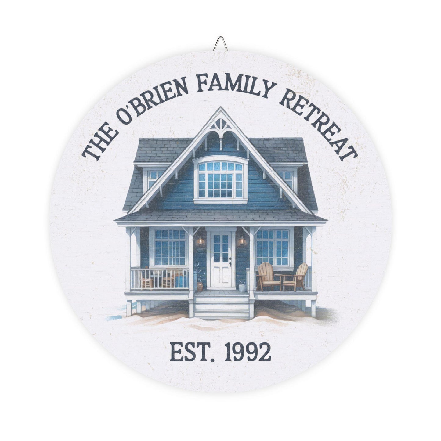 Personalized Family Retreat Wood Sign, Custom Home Decor, Rustic Gift for Home, Housewarming Sign, Vacation Home Decor, Maritime Living