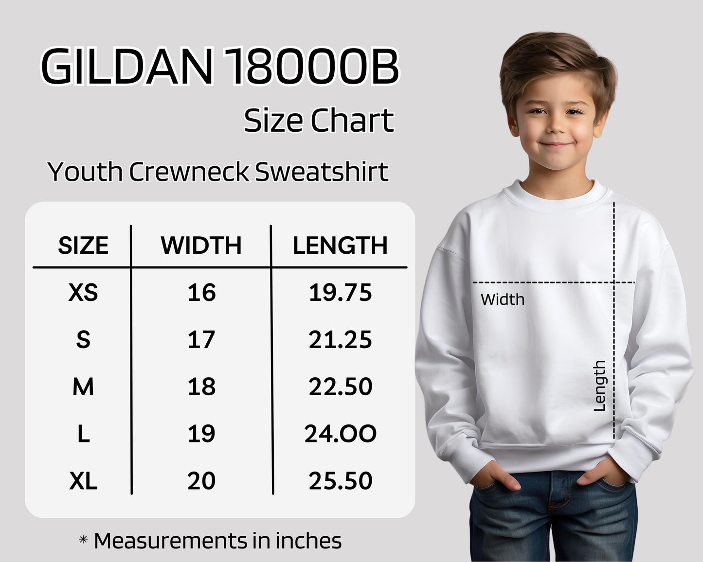 Personalized Kids Crewneck Sweatshirt