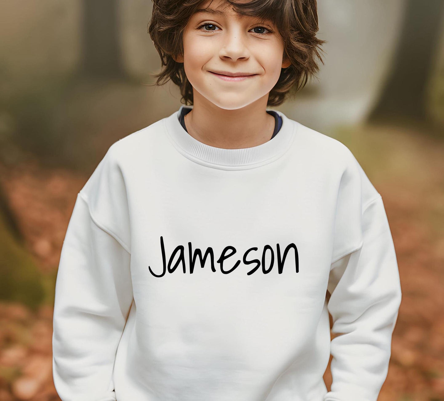 Personalized Kids Crewneck Sweatshirt
