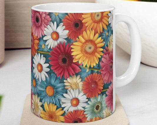 Colorful Gerbera Daisy Mug