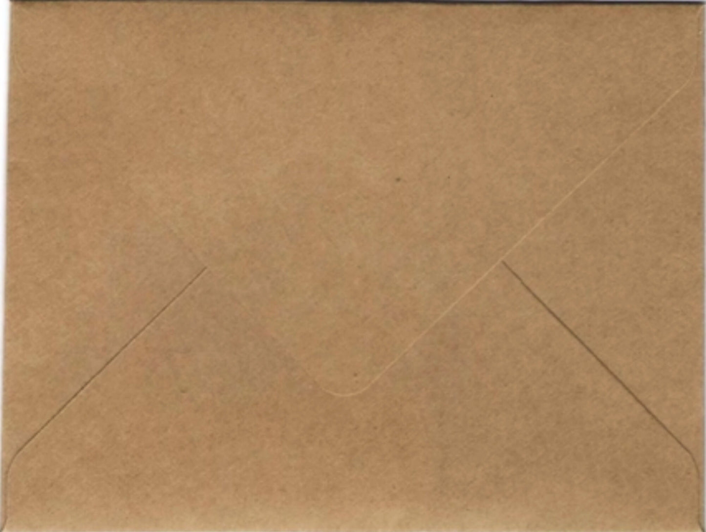 Kraft Envelopes - set of 25 - A2 sized Euro Flap Envelopes
