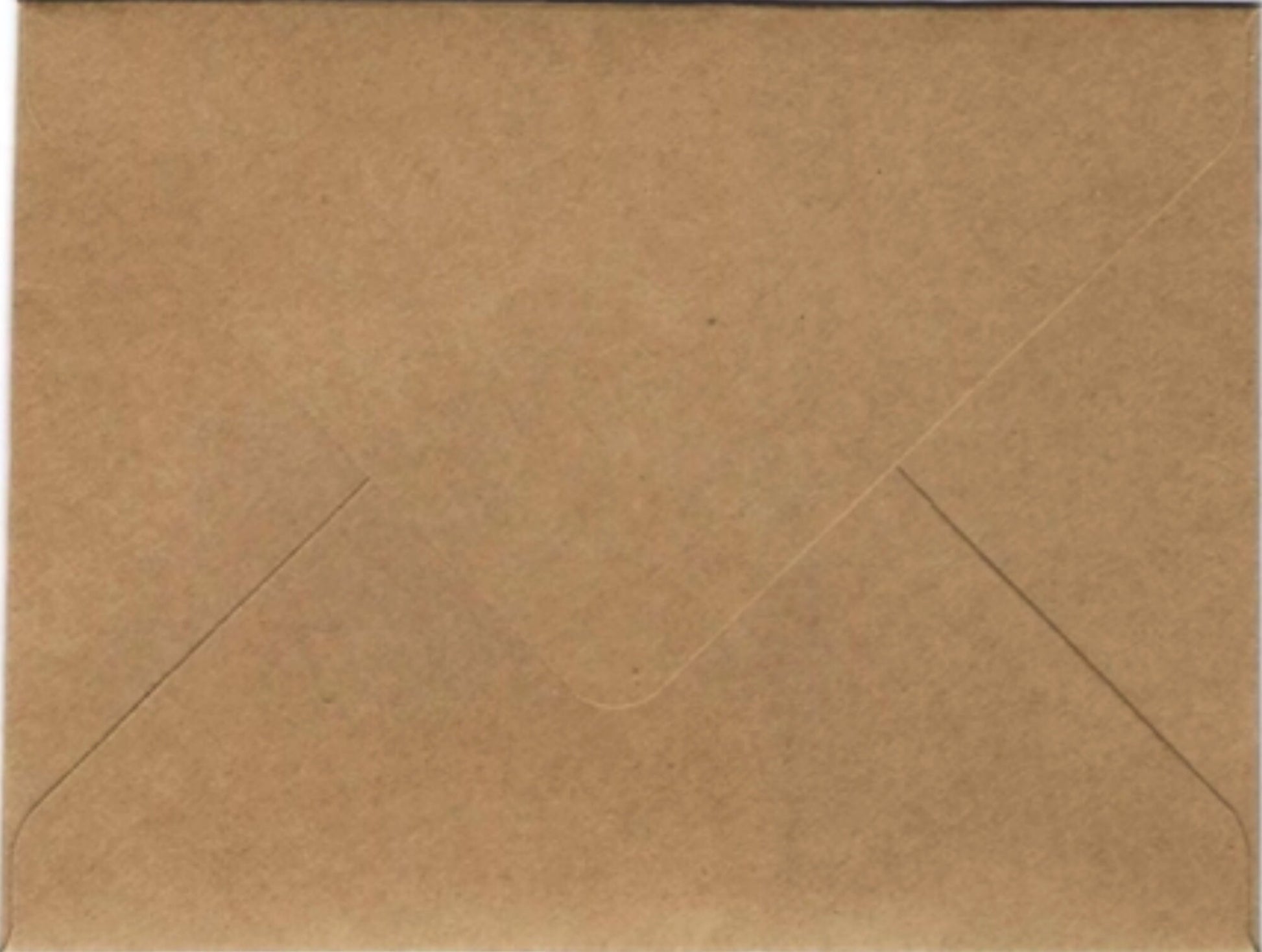 Kraft Envelopes - set of 25 - A2 sized Euro Flap Envelopes