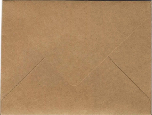 Kraft Envelopes - set of 25 - A2 sized Euro Flap Envelopes