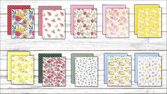 Floral Gift Card Holders - Set of 20