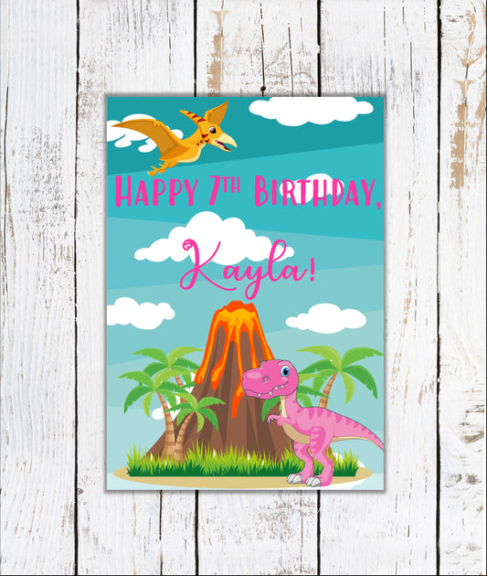 Personalized Kid's Birthday Card