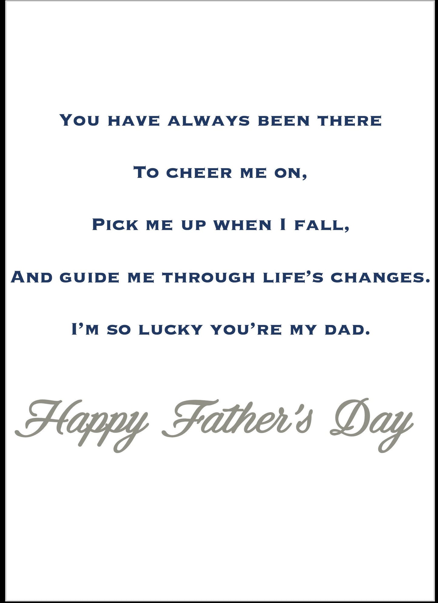 Father's Day Card
