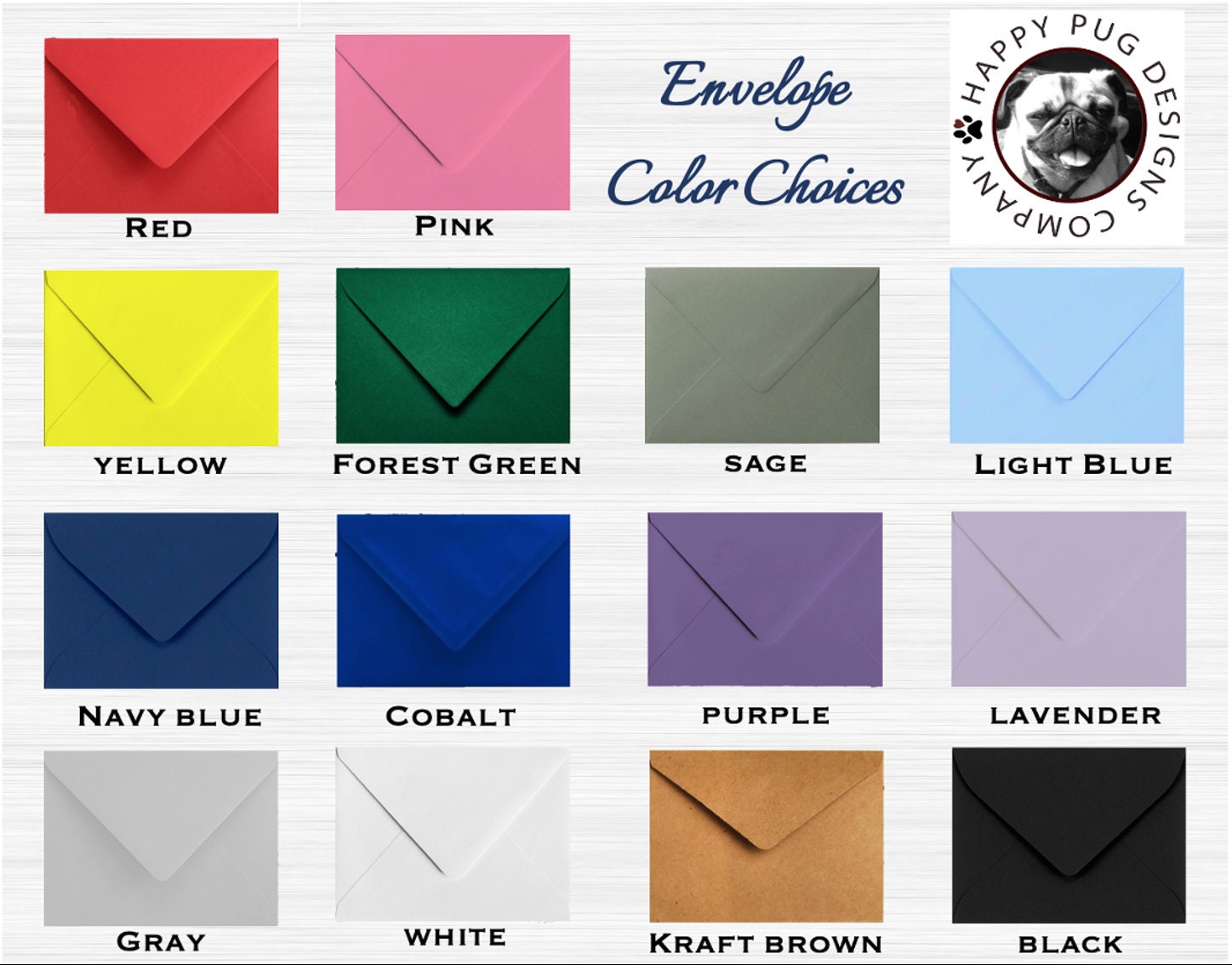 Personalized Stationery - Note Cards & Envelopes - Set of 10