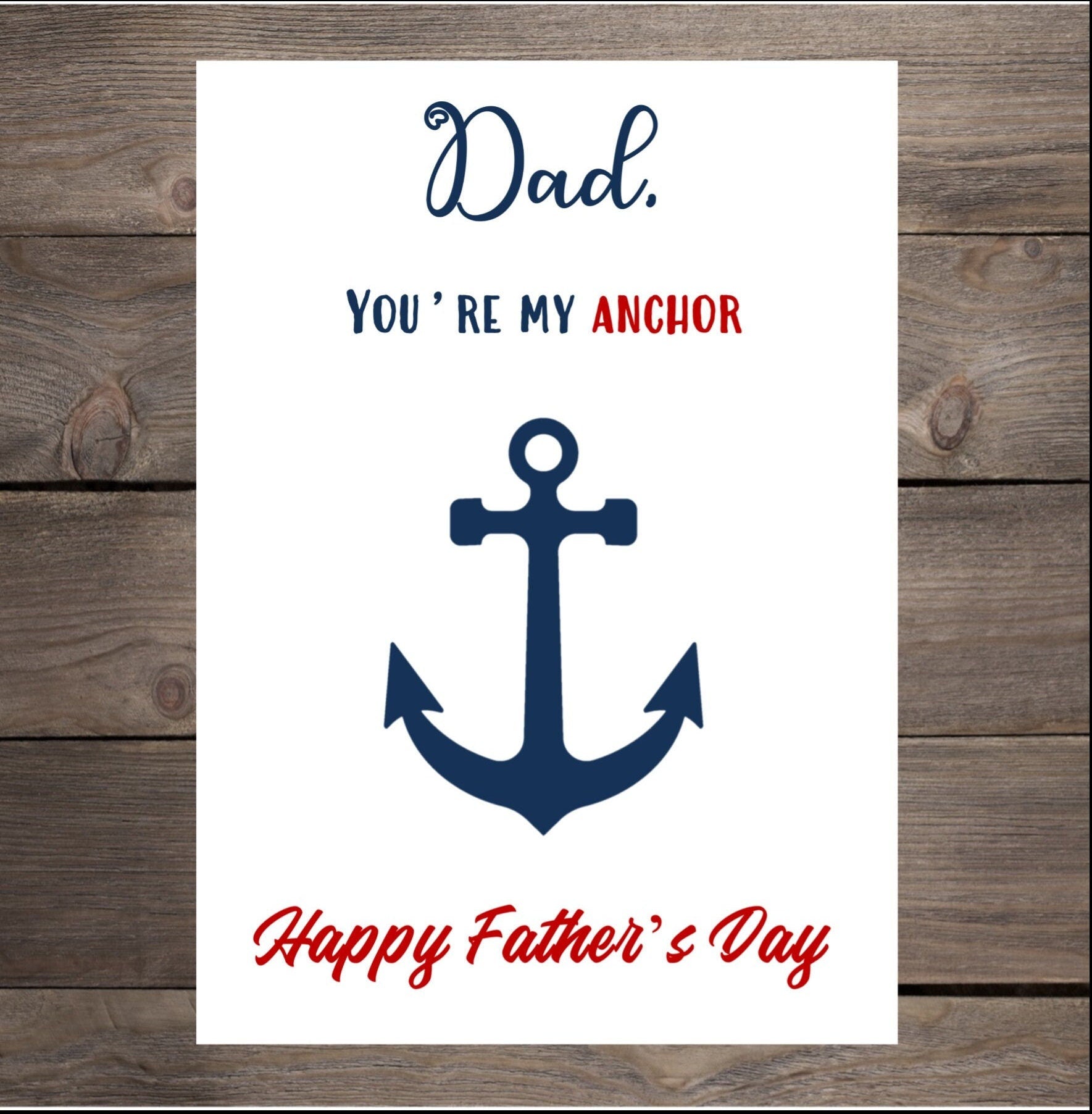 Printable Father's Day Card