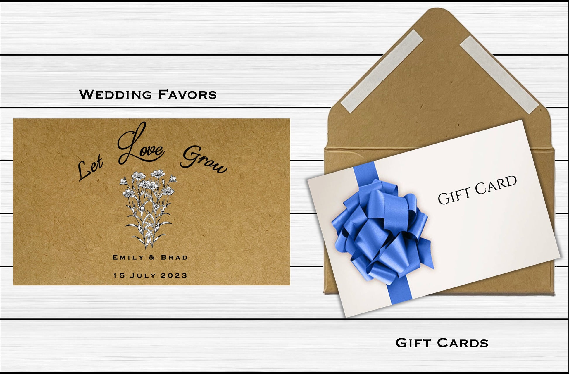 Mini Kraft Envelopes - Gift Card Envelopes - Set of 25