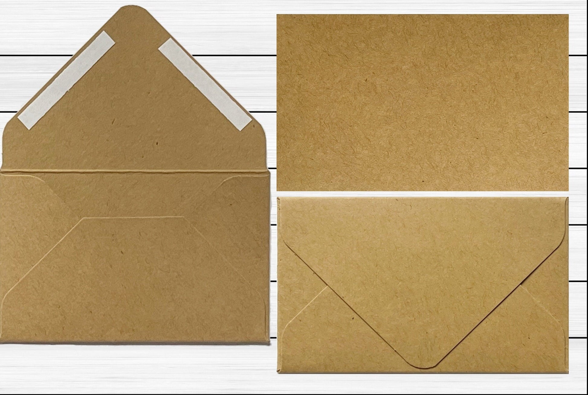 Mini Kraft Envelopes - Gift Card Envelopes - Set of 25