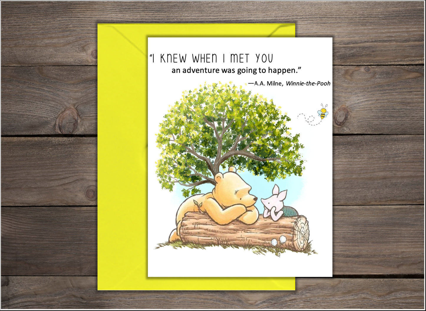 Friendship Card: Winnie the Pooh