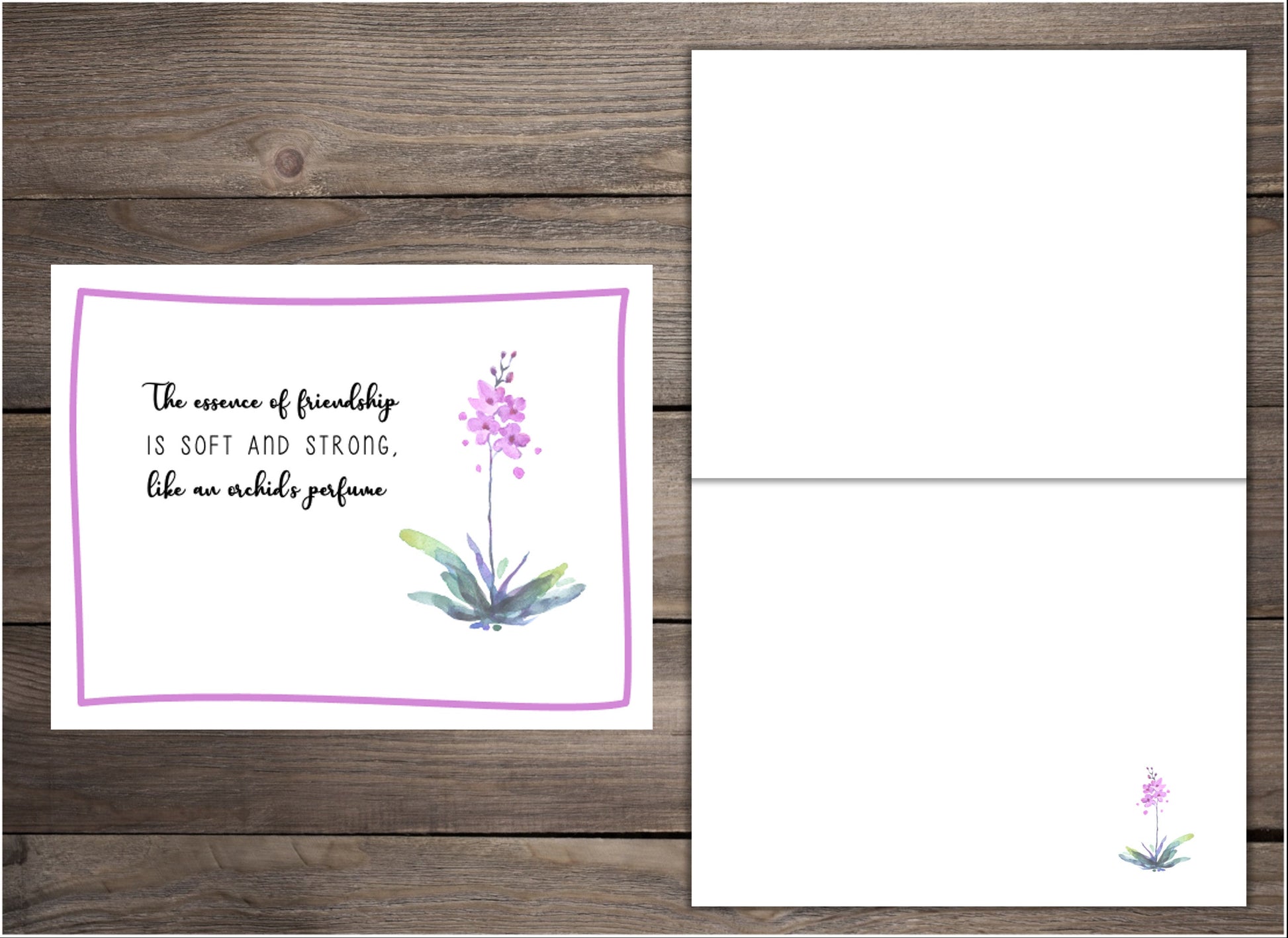 Watercolor Notecards - set of 8 blank cards