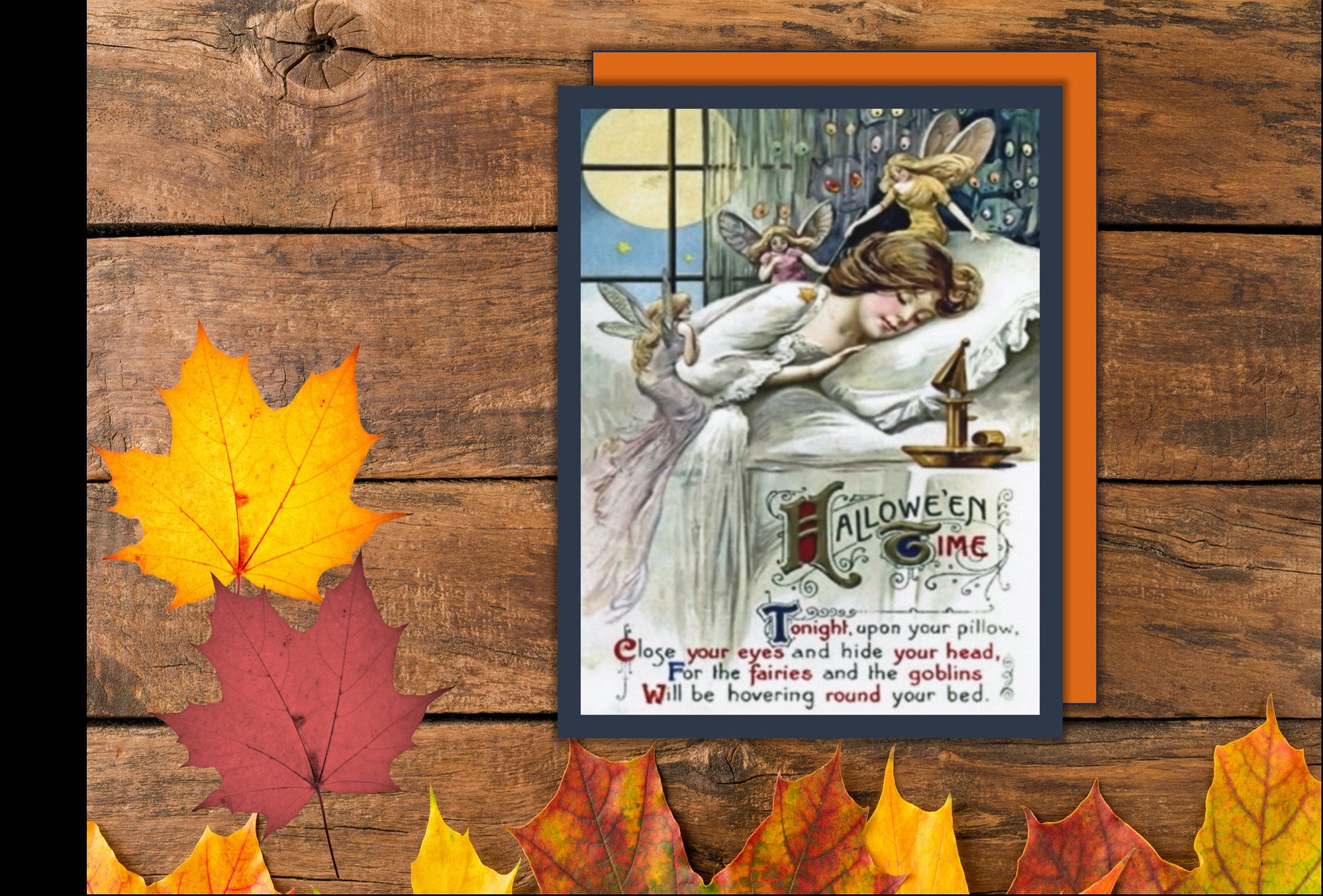 Vintage Halloween Cards: set of 8