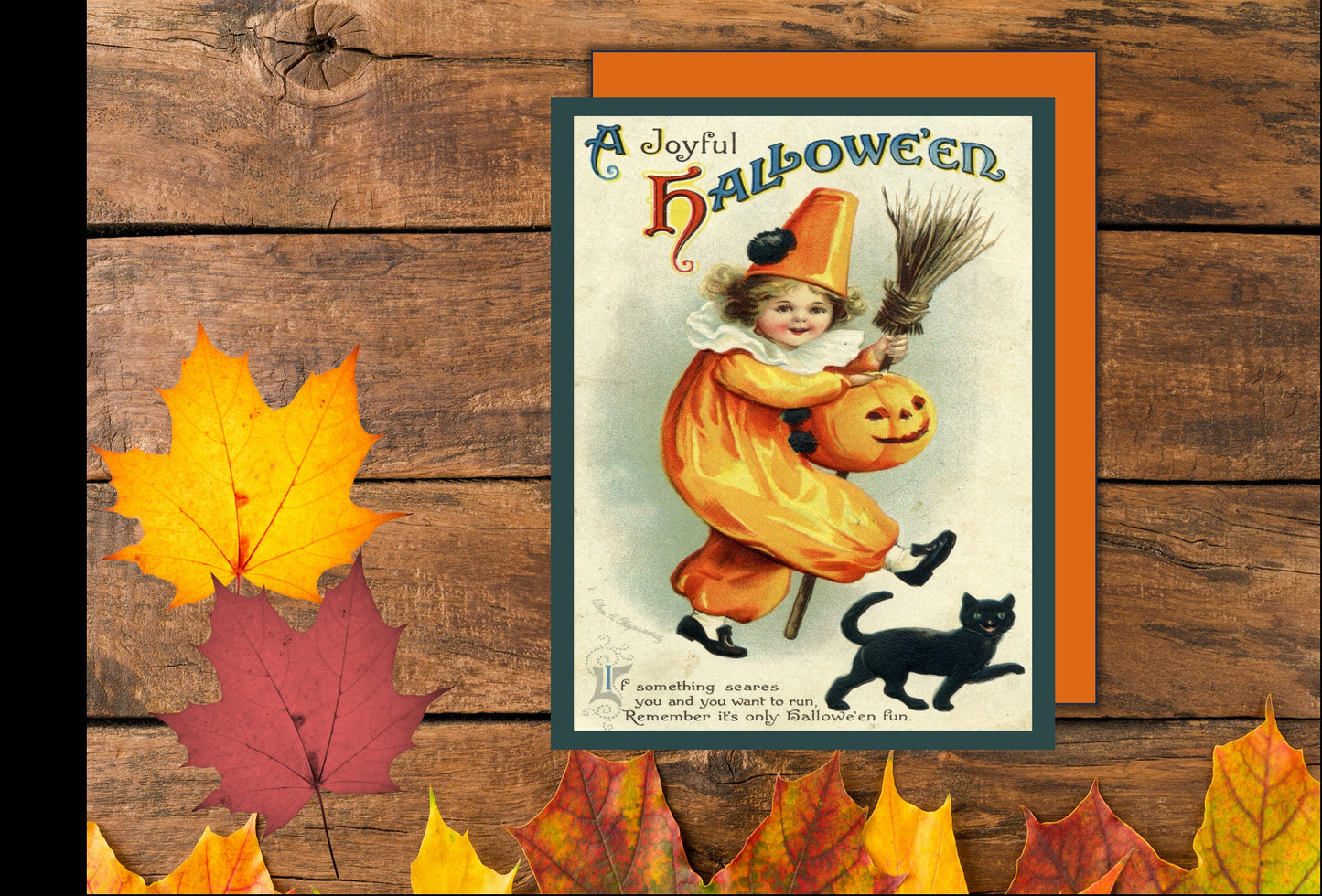 Vintage Halloween Cards: set of 8