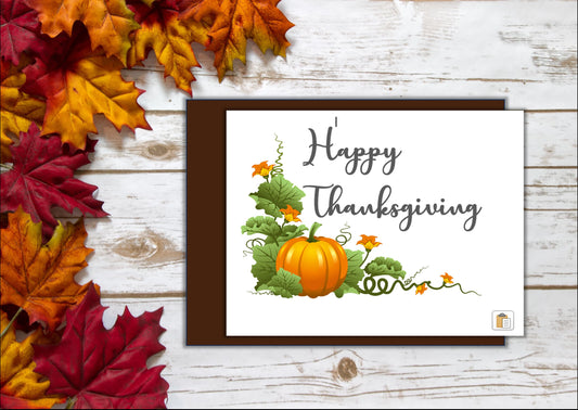 Thanksgiving Cards - Pumpkin Patch: Set of 10