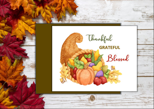 Thanksgiving Cards - Harvest: Set of 10