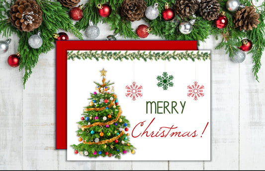 Merry Christmas Card: Christmas Tree