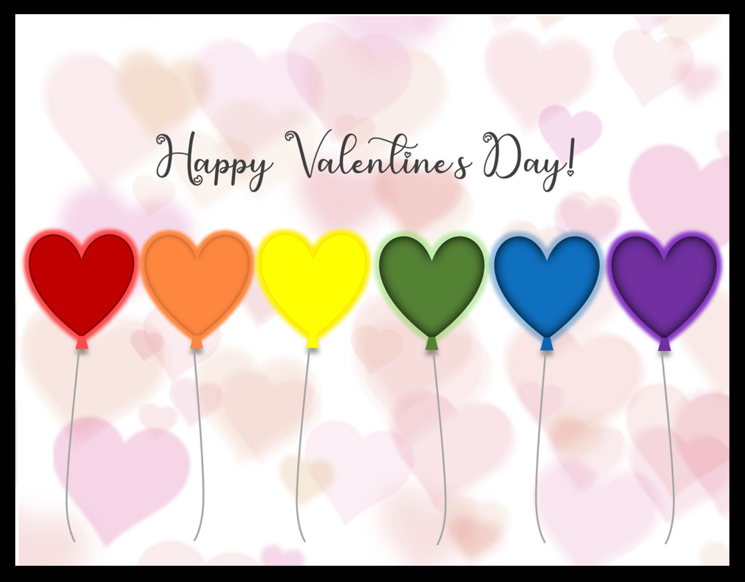 Valentine's Day Notecards - set of 10