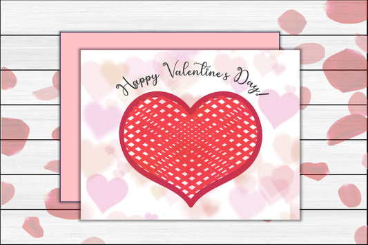 Valentine's Day Heart Notecards - set of 10