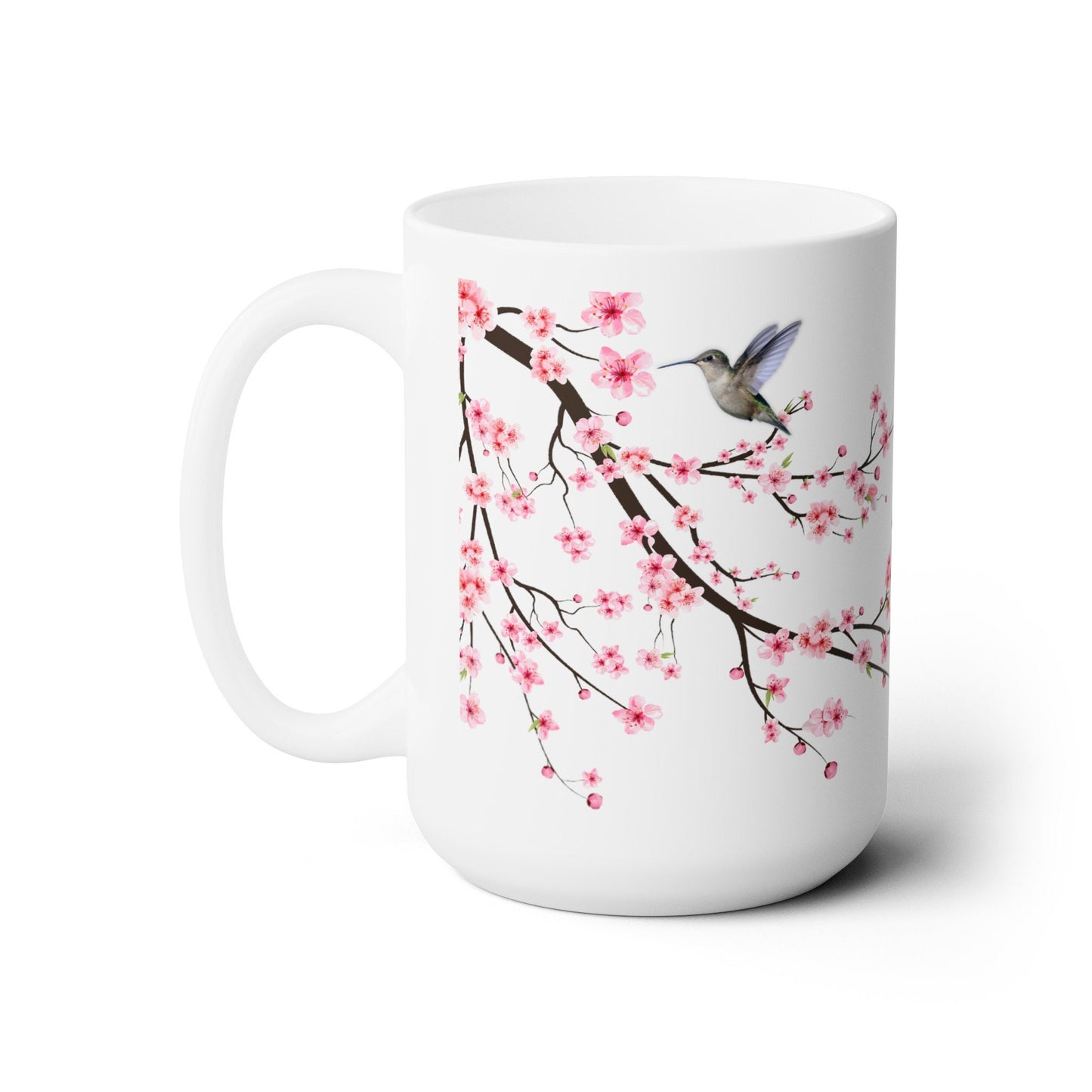 Hummingbird & Cherry Blossom Mug
