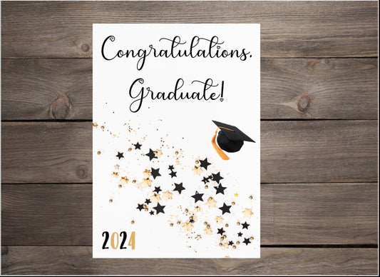 Graduation Card - Congratulations, Graduate!