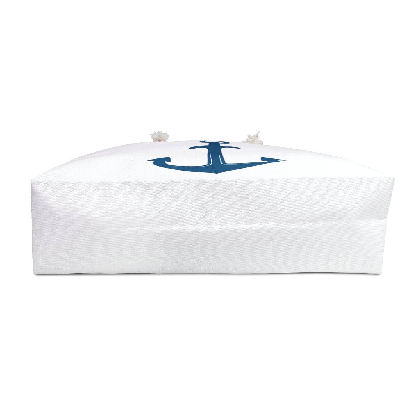 Weekender Tote: Navy Blue Anchor