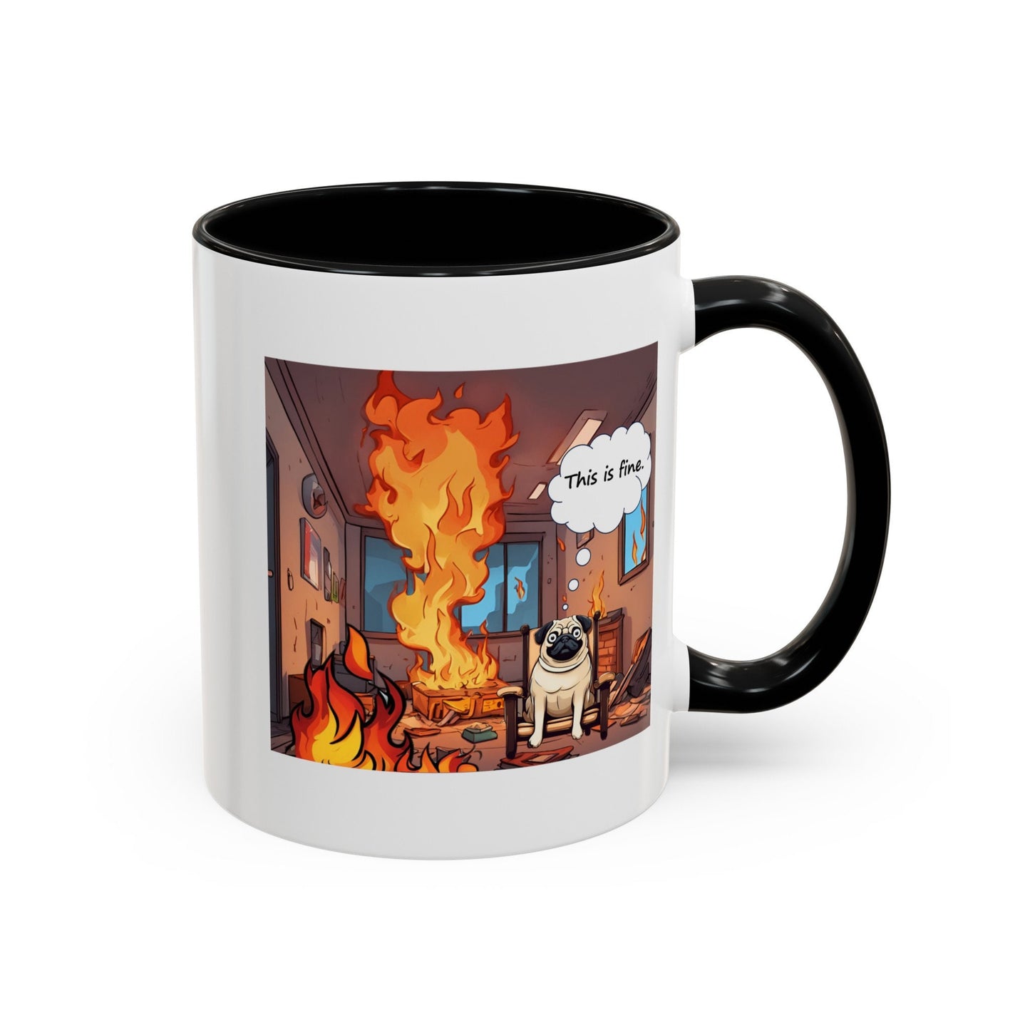 This is Fine Meme Mug