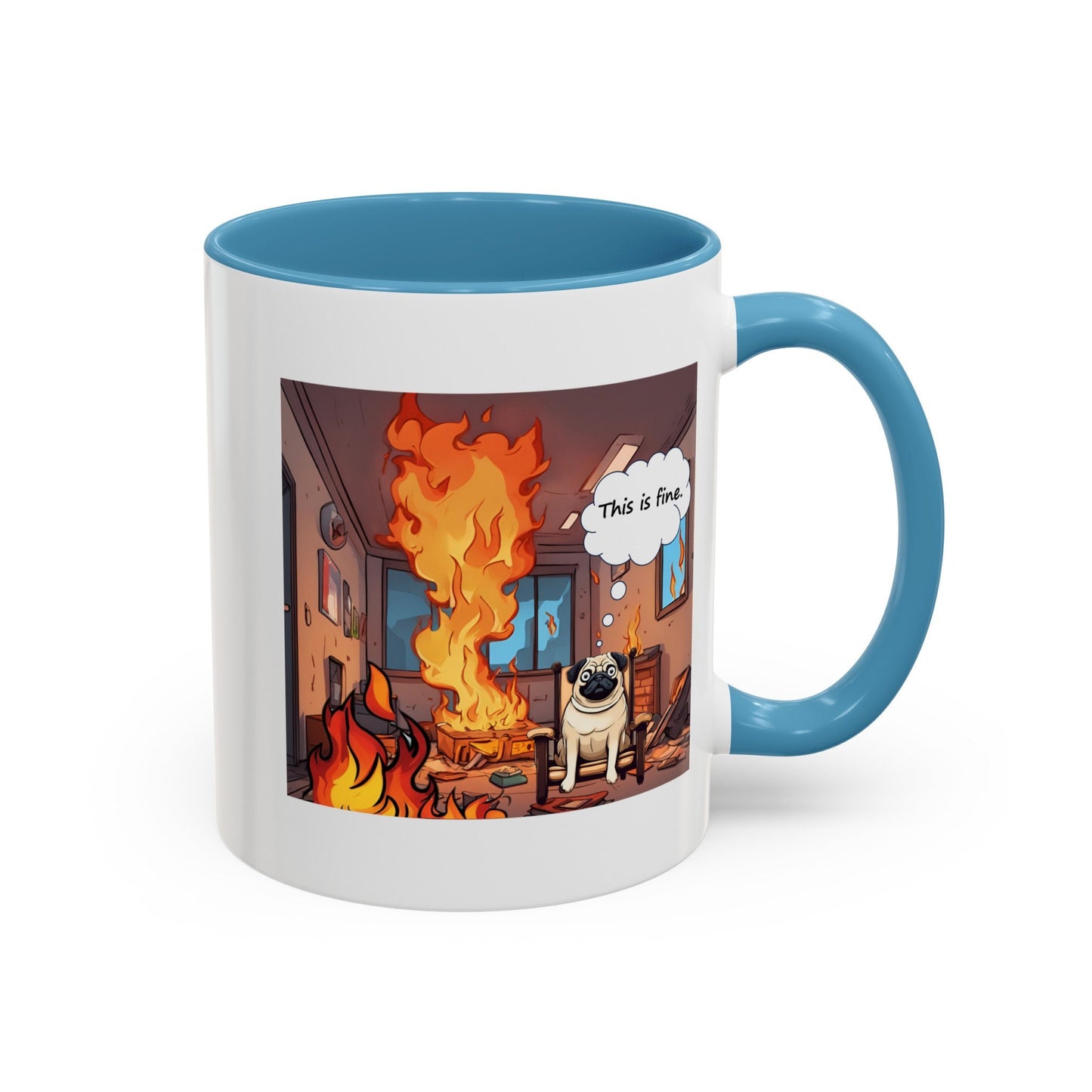 This is Fine Meme Mug