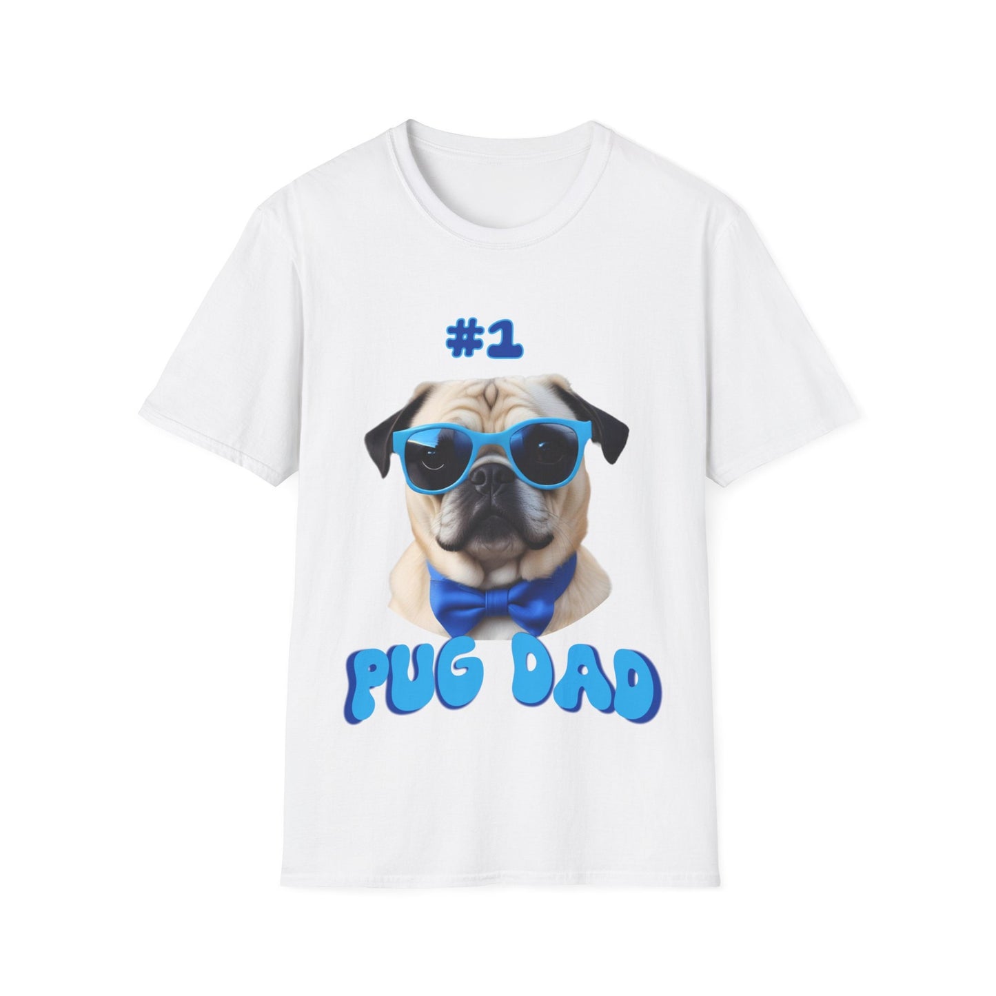 Number 1 Pug Dad Tee