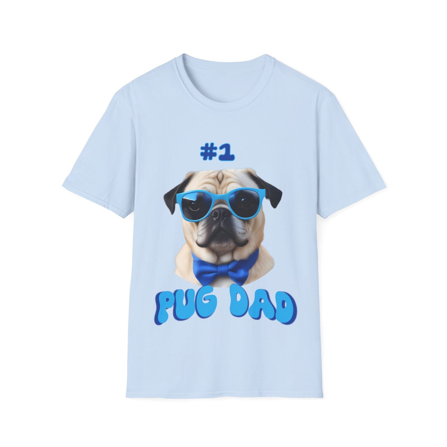 Number 1 Pug Dad Tee