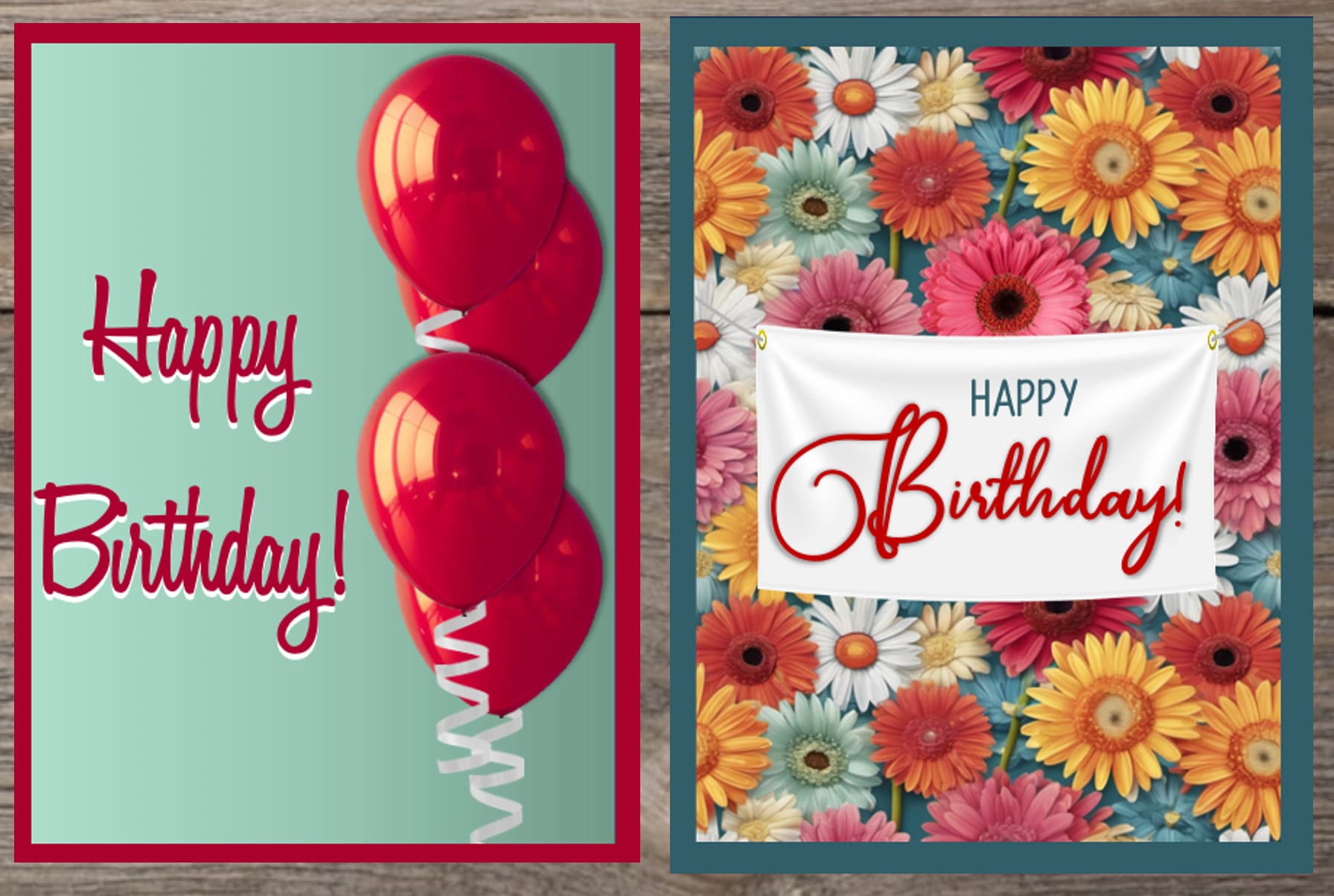 Birthday Card Assortment #2 - Set of 10 or 20, bulk birthday cards, birthday card set, birthday cards