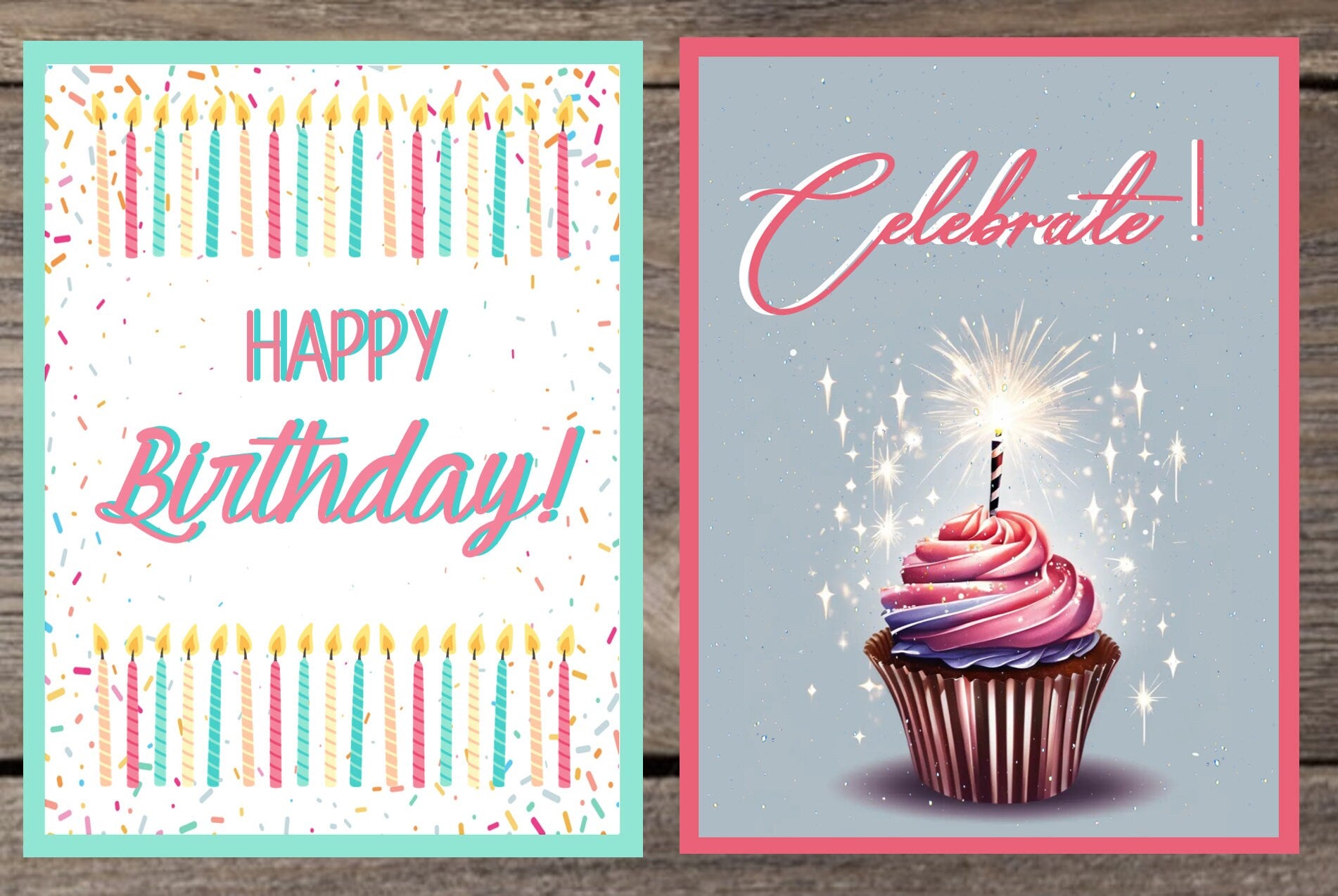 Birthday Card Assortment #3 - Set of 10 or 20