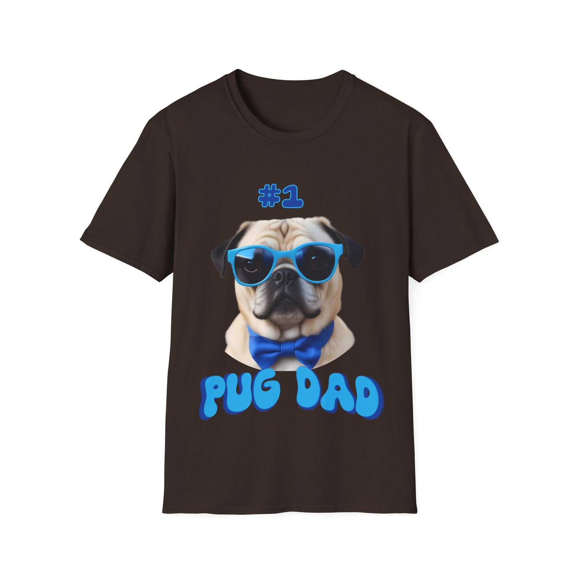Number 1 Pug Dad Tee