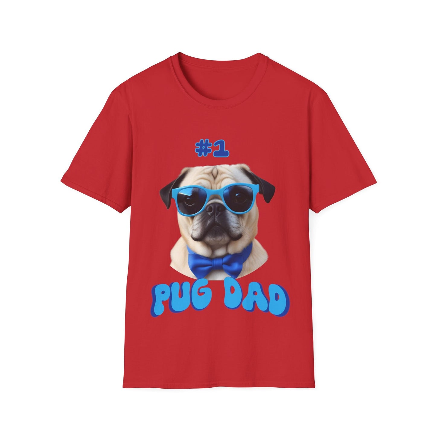 Number 1 Pug Dad Tee