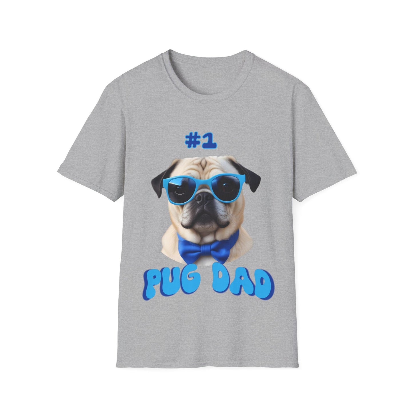 Number 1 Pug Dad Tee