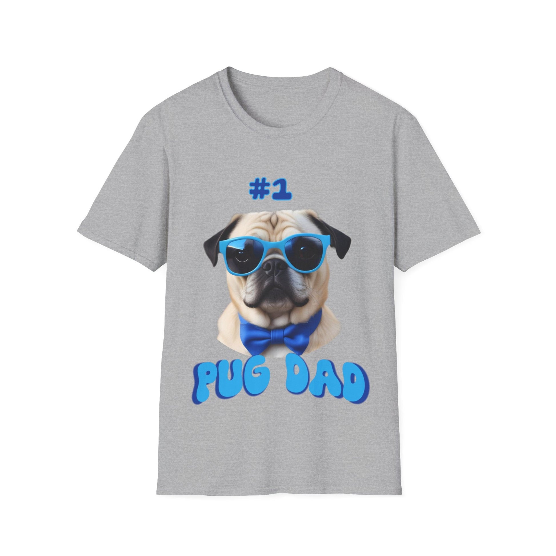 Number 1 Pug Dad Tee