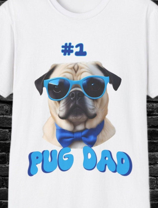 Number 1 Pug Dad Tee