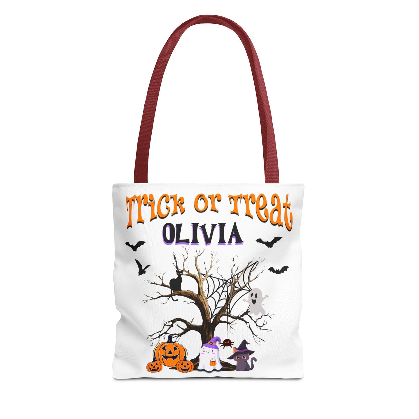 Personalized Halloween Tote Bag - Trick or Treat